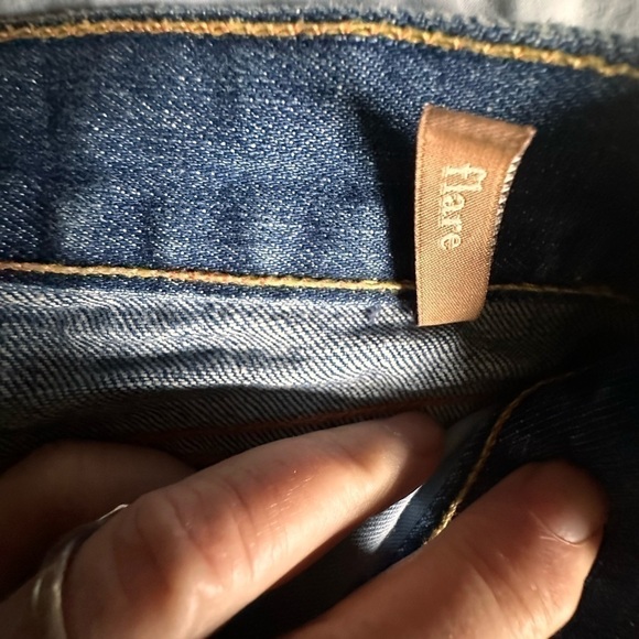 Abercrombie & Fitch size 4S Vintage 5 pocket Madison Flare jeans. VGUC. - Picture 8 of 15